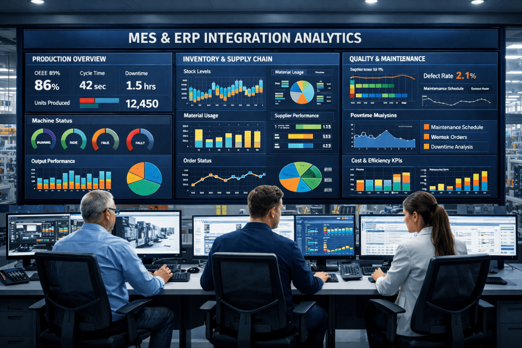 5 Manfaat AI Integrasi MES dan ERP Industri