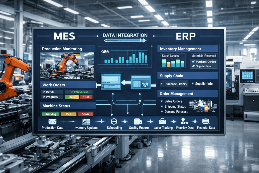 5 Manfaat AI Integrasi MES dan ERP Industri