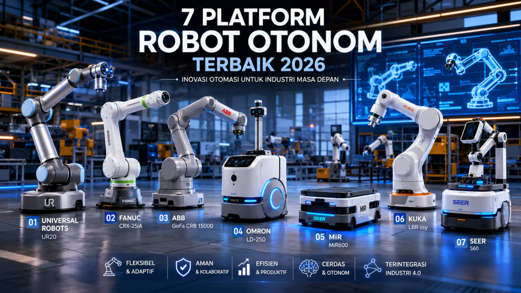 Robot Otonom Pabrik 2026: Terbukti Hemat 30 Persen Biaya Operasi, Pabrikmu Sudah Siap? 14 Robot Otonom Pabrik 2026: Terbukti Hemat 30 Persen Biaya Operasi, Pabrikmu Sudah Siap?