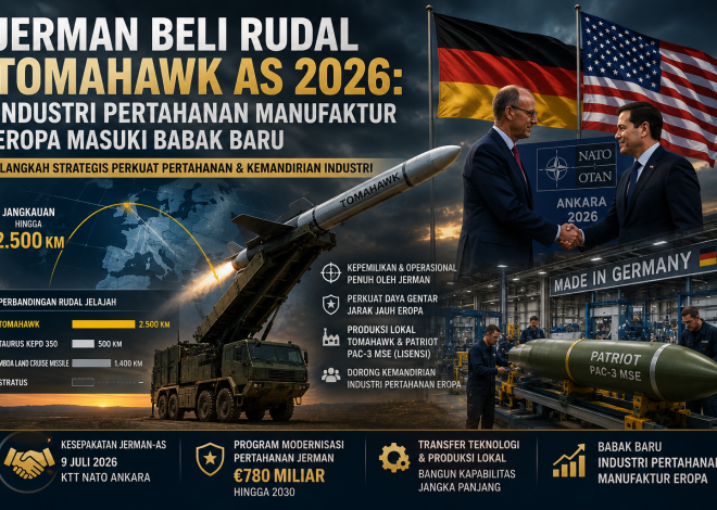 Jerman Beli Rudal Tomahawk AS 2026: Industri Pertahanan Manufaktur Eropa Masuki Babak Baru