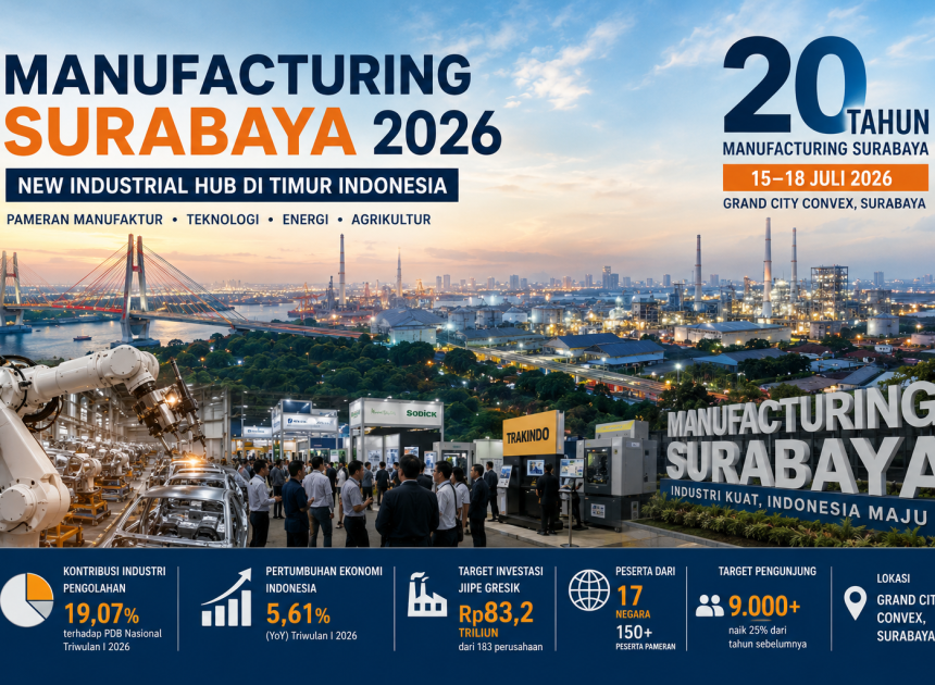 20 Tahun Manufacturing Surabaya, Kini Jadi Hub Industri Timur Indonesia