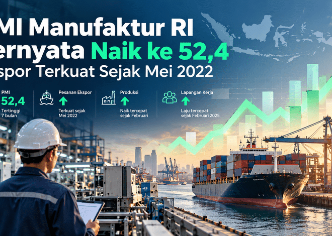 PMI Manufaktur RI Ternyata Naik ke 52,4, Ekspor Terkuat Sejak Mei 2022